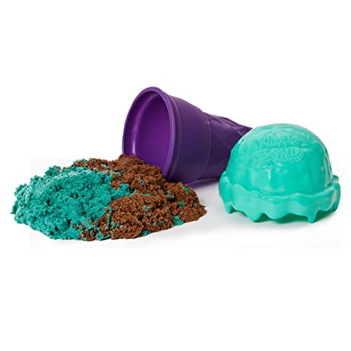 Kinetic Sand Scents, 4oz Ice Cream Cone Container with 2 Colors of All-Natural Scented (Styles May Vary) - sctoyswholesale