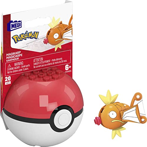 Mega Construx Pokemon Magikarp Construction Set, Building Toys for Kids