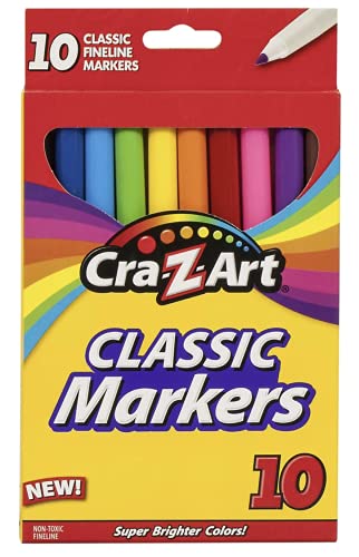 Cra-Z-Art Classic Fineline Markers, 10pk