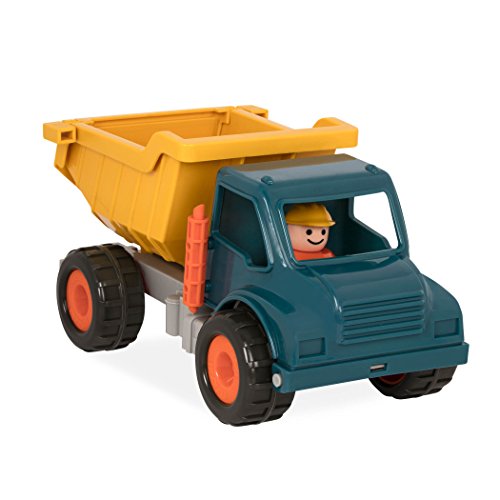 Battat - Dump Truck with Working Movable Parts and 1 Driver – Construction Vehicle Toy Trucks for Toddlers 18m+