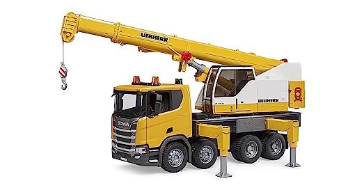 Bruder 03571 Scania Super 560R Liebherr Crane Truck w Light/Sound Module