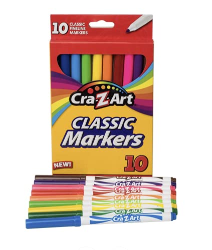 Cra-Z-Art Classic Fineline Markers, 10pk