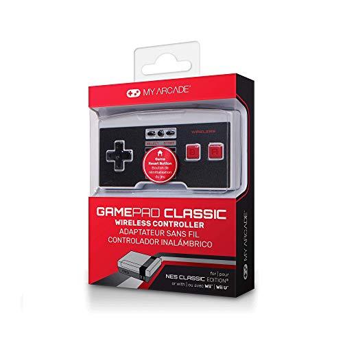 My Arcade GamePad Classic - Wireless Game Controller - Compatible with Nintendo NES Classic Edition, Wii, Wii U - Adapter Included - 30 Feet Range - sctoyswholesale