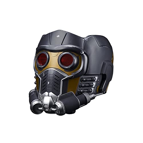 Marvel Hasbro Legends Series Star-Lord Premium Electronic Roleplay Helmet with Light and Sound FX,Guardians of The Galaxy Adult Roleplay Gear