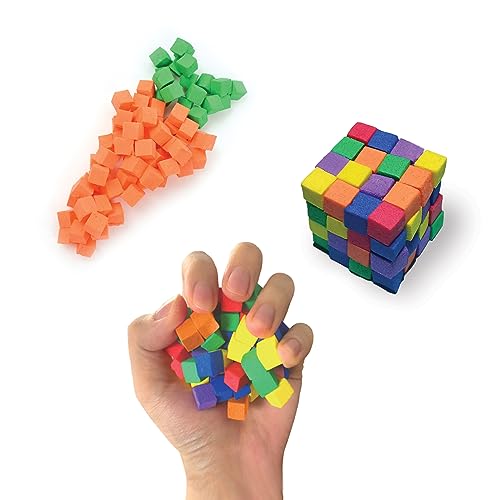 Play Visions FidlBitz® - Revolutionary Cubes That Stick Together, But Not Sticky! (Deluxe Set)