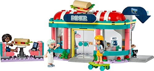 LEGO Friends Heartlake Downtown Diner 41728 Building Toy Set for Kids, Boys, and Girls Ages 6+ (346 Pieces)