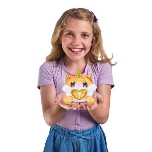 Rainbocorns Kittycorn Surprise Series 1 (Exotic Cat) by ZURU, Collectible Plush Stuffed Animal, Surprise Egg, Sticker Pack, Jelly Slime Poop, Ages 3+ for Girls, Children