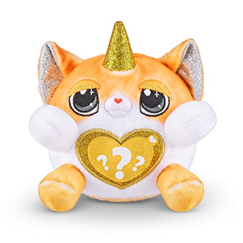 Rainbocorns Kittycorn Surprise Series 1 (Exotic Cat) by ZURU, Collectible Plush Stuffed Animal, Surprise Egg, Sticker Pack, Jelly Slime Poop, Ages 3+ for Girls, Children