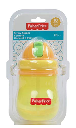Fisher Price Unisex Baby 14 Oz Single Pack Pop Up Straw Sipper Cup - sctoyswholesale