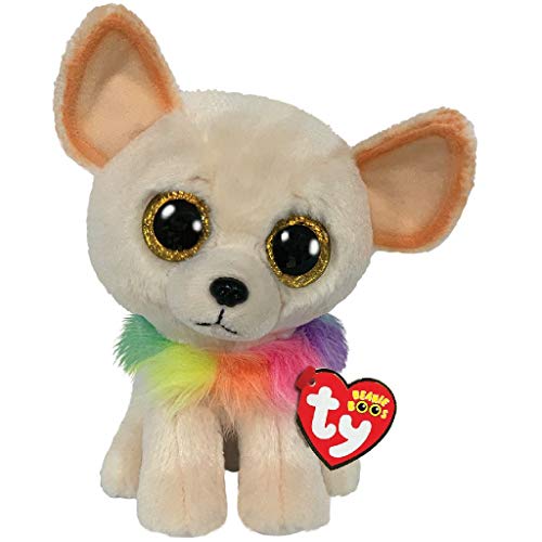 Ty Chewey Tan Chihuahua Beanie Boos Medium 13" | Beanie Baby Soft Plush Toy | Collectible Cuddly Stuffed Teddy