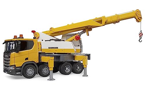 Bruder 03571 Scania Super 560R Liebherr Crane Truck w Light/Sound Module