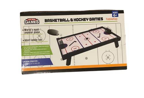 Tabletop Games Basketball and Hockey 6+Age Family Fun