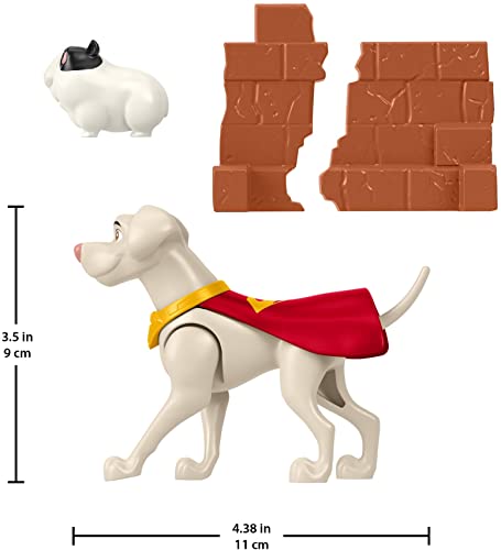 Fisher-Price DC League of Super-Pets Hero Punch Krypto, figure set with dog character and accessories for preschool pretend - sctoyswholesale