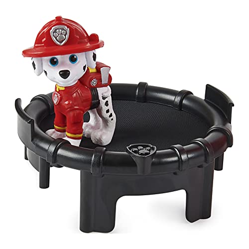 PAW Patrol, Marshall’s Transforming Movie City Fire Truck with Extending Ladder, Lights, Sounds and Action Figure - sctoyswholesale