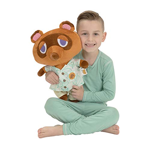 Bedding Soft Plush Cuddle Pillow Buddy, One Size, Animal Crossing Tom Nook