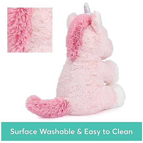 Baby GUND Alora The Unicorn Animated Plush, Singing Stuffed Animal Sensory Toy, Sings ABC Song and 123 Counting Song, Pink, 11”