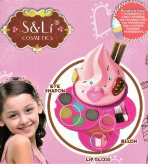 S&LI COSMETICS: Cup Cake Shape Makeup Compact
