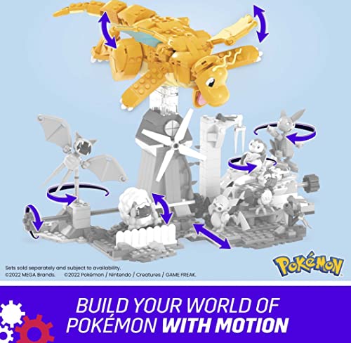 MEGA Pokémon Action Figure Building Toys For Kids, Dragonite With 388 Pieces