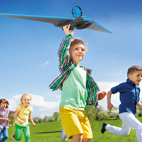 POPULAR SCIENCE Power Glider Flying Plane | Outdoor Toy, Garden and Park Game | STEM Toys and Gifts for Educational and Fun Experiments for Kids, Families, Boys and Girls, Ages 8 Years +