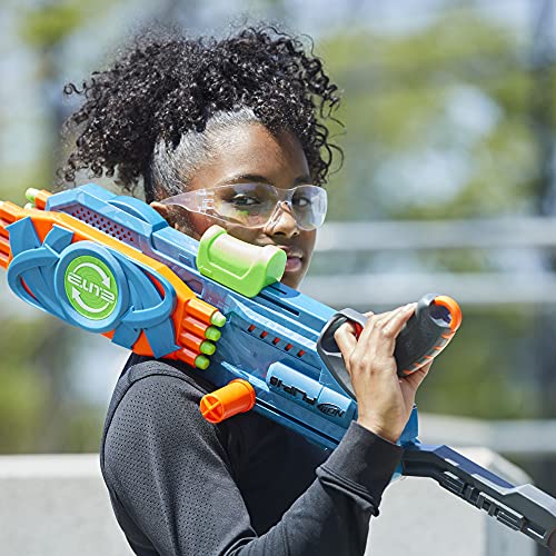 NERF Elite 2.0 Flipshots Flip-16 Blaster with 16 Dart Barrels That Flip to Double Your Firepower, 16-Dart Capacity, 16 Elite Darts