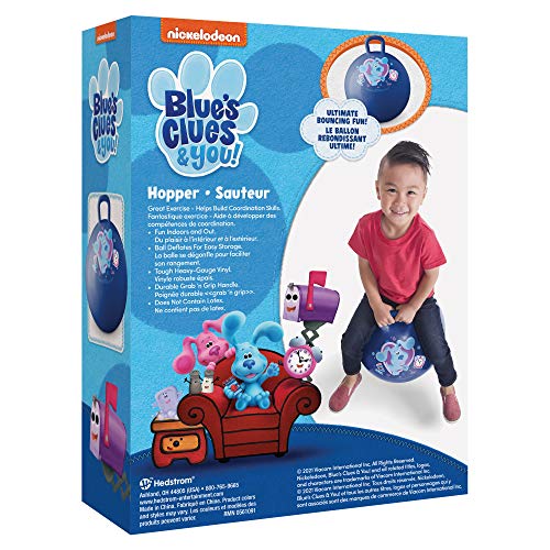 Hedstrom Blue's Clue and You Hopper Ball, Hop Ball for Kids, 15 Inch, Blues Clues (55-7546)
