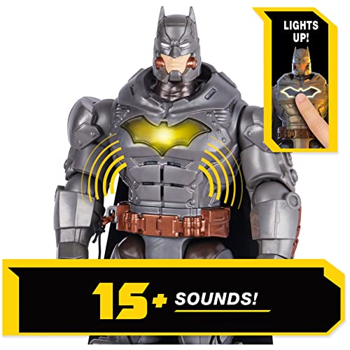 DC Comics, Battle Strike Batman 12-inch Action Figure, 5 Accessories, 20+ Sounds, Collectible Kids Toys for Boys and Girls Ages 3 and Up - sctoyswholesale