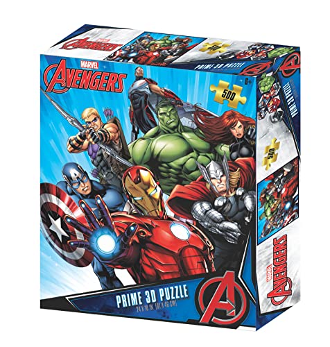 Prime 3D MA32550 Avengers 3D Puzzle, Multicolored