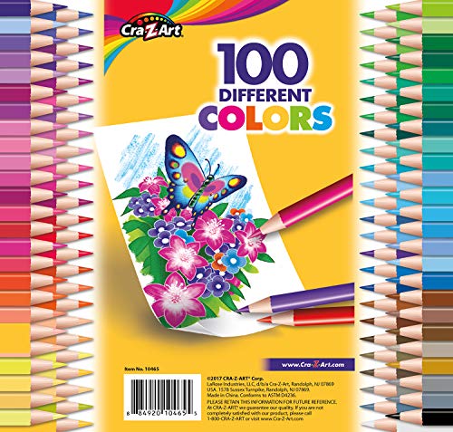 Cra-Z-Art Colored Pencils 100 Assorted Colors