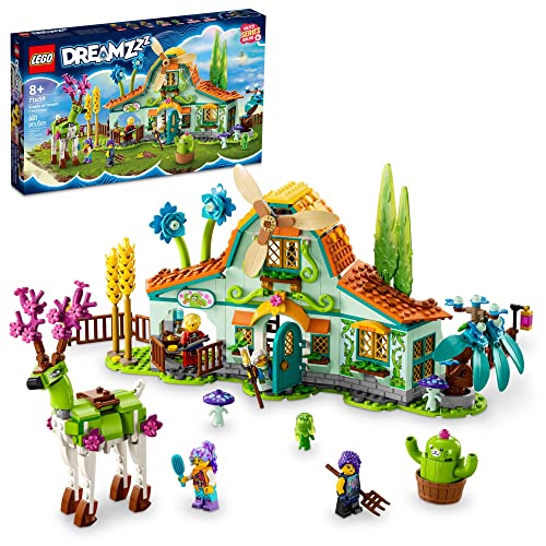 LEGO DREAMZzz Stable of Dream Creatures 71459 Fantasy Animal Toy Set for Kids, 2 Building Options to Create Mythical Flying Pegasus or Forest Guardian, Unique Gift for 8+ Year Olds