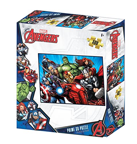 Prime 3D MA32550 Avengers 3D Puzzle, Multicolored