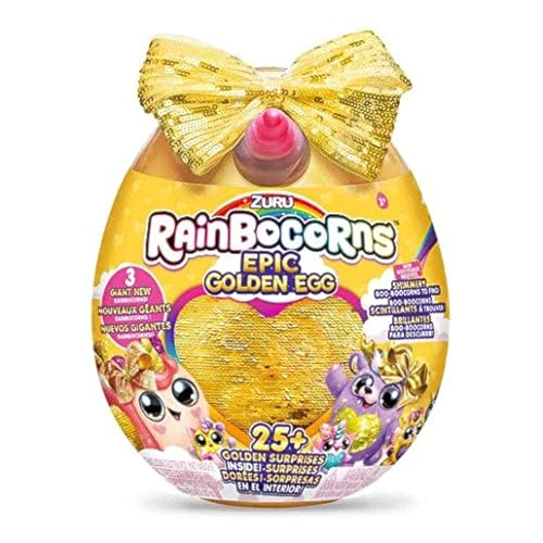 United Pacific Designs 9244: Zuru Rainbocorns- Big Surprise Epic Golden Egg- Series 3