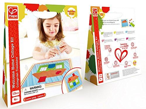 Hape Welcome Home Kid's Arts and Crafts Collage Kit - sctoyswholesale