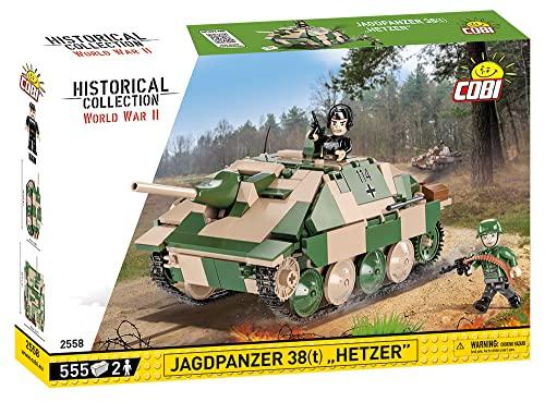 COBI Historical Collection World War II Jagdpanzer 38 "Hetzer Tank, Multicolor - sctoyswholesale