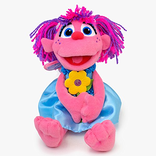 Gund Sesame Street Abby with Flowers Stuffed Animal - sctoyswholesale