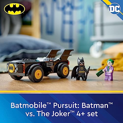 LEGO DC Batmobile Pursuit: Batman vs. The Joker 76264 Buildable DC Super Hero Playset, Quick and Fun to Build Batmobile Toy with Endless Play Possibilities, Batman Car Toy for Kids Ages 4 and Up