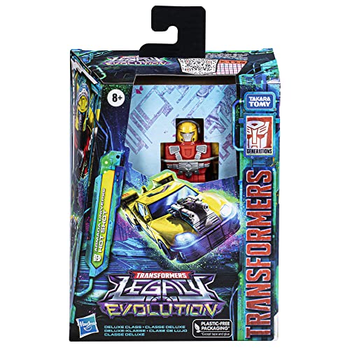 Transformers Toys Legacy Evolution Deluxe Armada Universe Hot Shot Toy, 5.5-inch, Action Figure for Boys and Girls Ages 8 and Up
