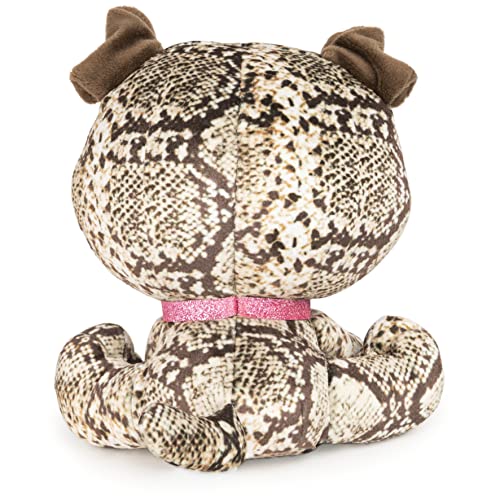 GUND P.Lushes Designer Fashion Pets Bella Boa Dog Premium Stuffed Animal Soft Plush, Snake Skin, 6” - sctoyswholesale