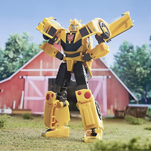 Transformers Toys EarthSpark Deluxe Class Bumblebee Action Figure, 5-Inch, Robot Toys for Kids Ages 6 and Up