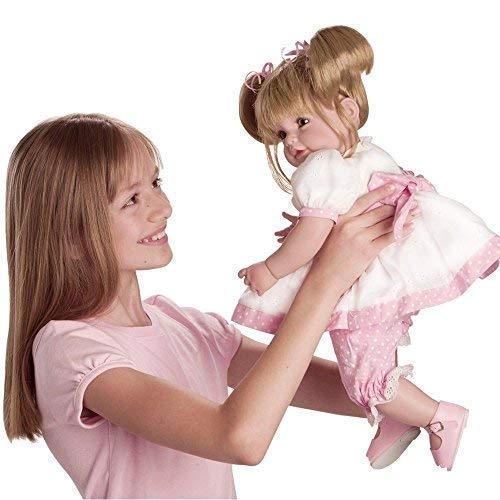 Adora Realistic Baby Doll Happy Birthday, Baby Toddler Doll - 20 inch, Soft CuddleMe Vinyl, Sandy Blonde Hair, Blue Eyes