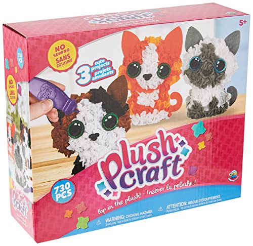 Orb 74661 The Factory Plushcraft Kitten Club 3D Soft Craft, 730 pieces, 60 months to 1188 months