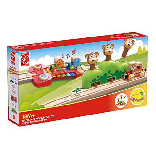 Hape Music and Monkeys Toddler Railway Train