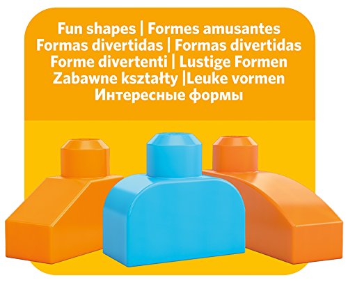 MEGA BLOKS 150-Piece Building Blocks Toddler Toys with Storage Bag, Deluxe Building Bag for Toddlers 1-3 - sctoyswholesale