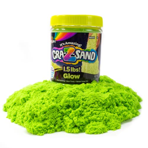 Cra-Z-Art CRA-Z-Sand Party Pack Glow Sand 3 Pack of 1.5lb Jars, Bulk Party Favor 3 Pack