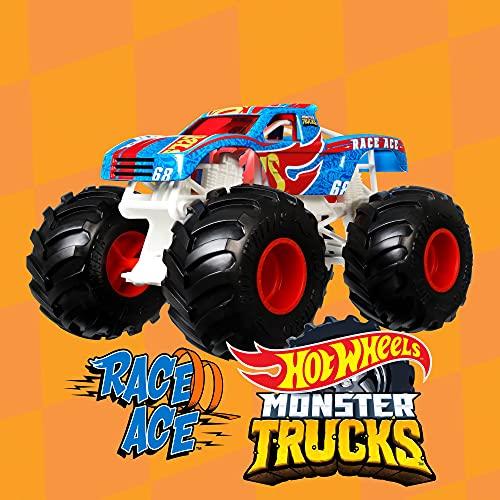 Hot Wheels Monster Trucks 1:24 Scale Vehicles, Collectible Die-Cast Metal Toy Trucks with Giant Wheels & Stylized Chassis, Gift for Kids Ages 3 Years Old & Up - sctoyswholesale