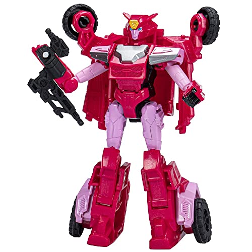 Transformers Toys EarthSpark Warrior Class Elita-1 Action Figure, 5-Inch, Robot Toys for Kids Ages 6 and Up