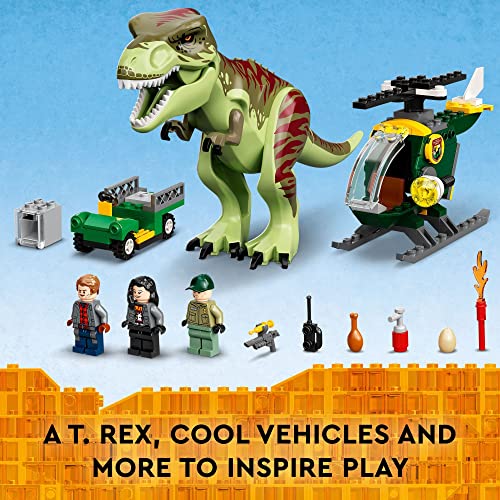 LEGO Jurassic World DominionT. rex Dinosaur Breakout Building Toy Set for Kids