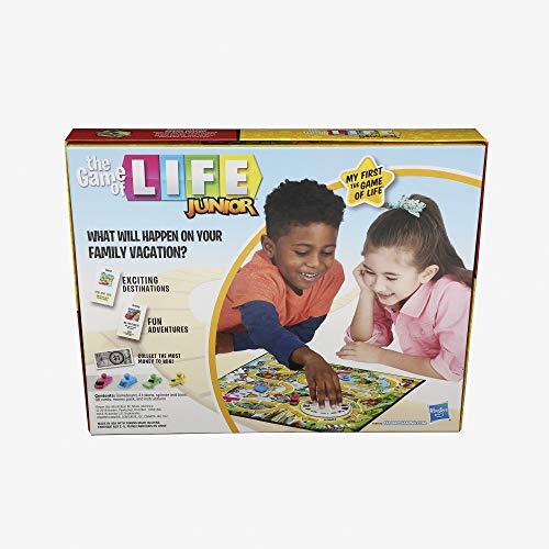 The Game of Life Junior Board Game for Kids Ages 5 and Up, Game for 2-4 Players - sctoyswholesale