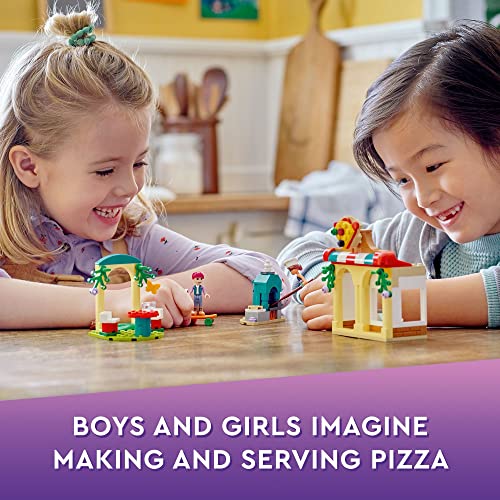 LEGO Friends Heartlake City Pizzeria 41706 Restaurant Set, Creative Gifts, Toys for Kids 5 Plus Years Old with Olivia & Ethan Mini-Dolls