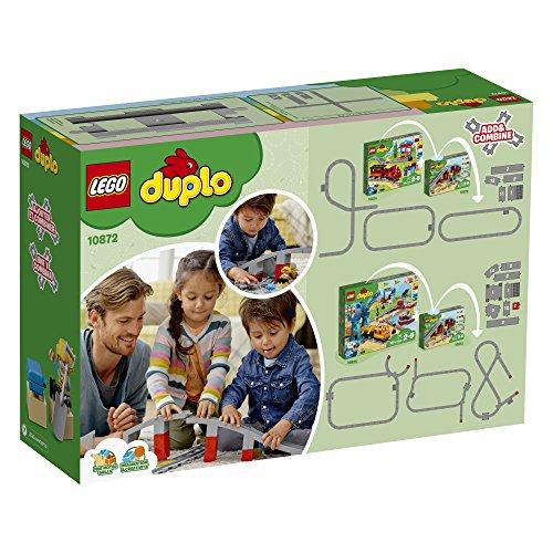 LEGO DUPLO Train Bridge and Tracks 10872 Building Blocks (26 Pieces) - sctoyswholesale