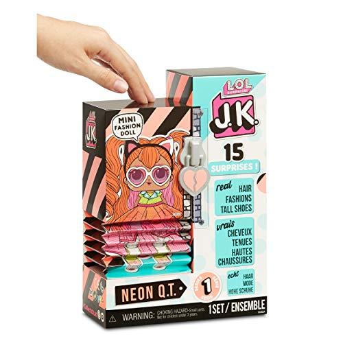 L.O.L. Surprise! JK Neon Q.T. Mini Fashion Doll with 15 Surprises - sctoyswholesale
